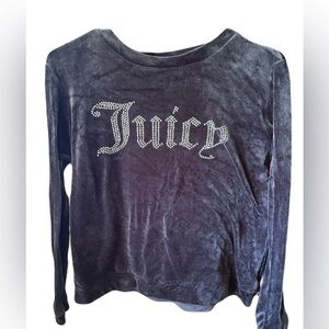 Juicy Couture Black Velvet Sleep Set